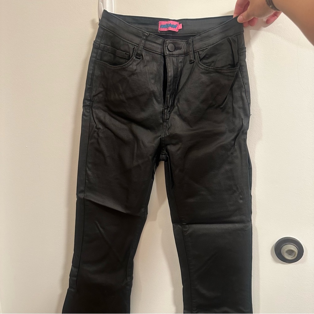 Edikted Faux Leather Pants